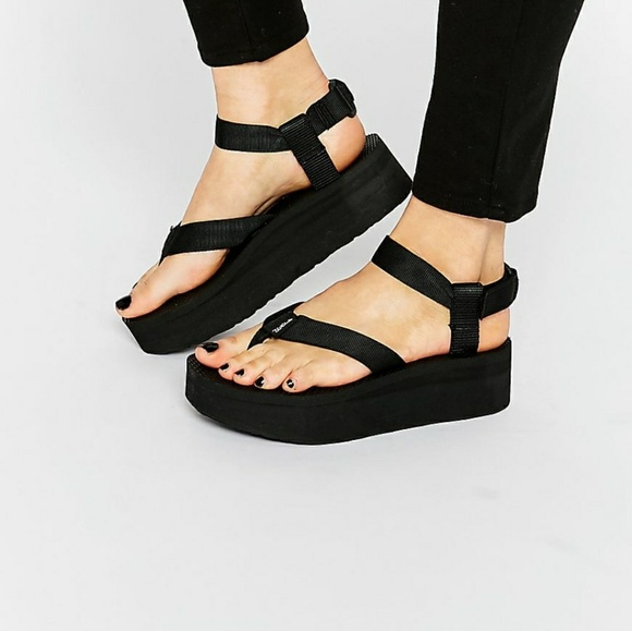 platform teva sandals